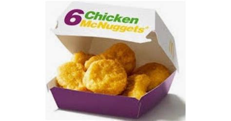 6 piece chicken mcnuggets meal calories - Find out how many calories in McDonald’s Chicken McNuggets (6 pieces) have from McDonald’s USA Menu. Find 6 piece chicken mcnuggets calories and …